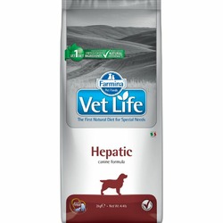 Farmina Vet Life Dog Hepatic ветеринарный диетический сухой корм для взрослых собак с хронической печеночной недостаточностью - 2 кг