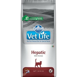 Farmina Vet Life Cat Hepatic ветеринарный диетический сухой корм для взрослых кошек и котов с хронической печеночной недостаточностью