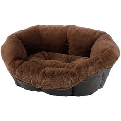 Ferplast Spare Sofa запасная подушка для лежака для средних и крупных собак, коричневая размер 8, 85х62х28,5 см