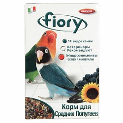 Fiory корм для средних попугаев Parrocchetti African - 800 г