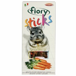 Fiory палочки для шиншилл Sticks с морковью 2х40 г