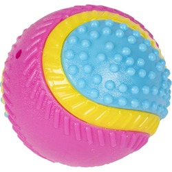 Flamingo игрушка-погремушка "Мяч" со вкусом говядины, термопластичная резина, 8 см