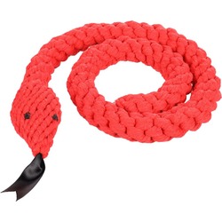 Flamingo игрушка "Верёвка FLOCCO" для щенков, хлопок, красный, 95 см