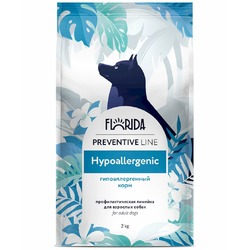Florida Preventive Line Hypoallergenic полнорационный сухой корм для собак, гипоаллергенный - 2 кг