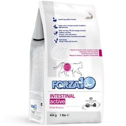Сухой корм Forza10 Intestinal Active для взрослых кошек при проблемах пищеварения с рыбой - 454 г