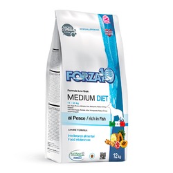 Сухой корм Forza10 Medium Diet для взрослых собак средних пород при аллергии из рыбы с микрокапсулами