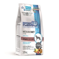 Сухой корм Forza10 Medium Diet для взрослых собак средних пород из ягненка с микрокапсулами - 1,5 кг