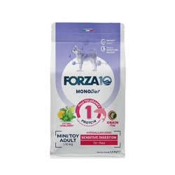 Forza10 MonoDiet Sensitive Digestion Mini&Toy Adult сухой корм для взрослых собак мелких пород при чувствительном пищеварении с рыбой - 1,5 кг