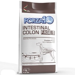 Forza10 Intestinal Colon Fase 1 полнорационный диетический корм для собак, при расстройствах пищеварения, с рыбой - 4 кг