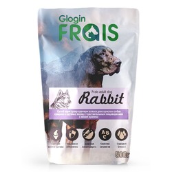 Сухой корм Glogin Frais Adult Dog Rabbit для взрослых собак средних и крупных пород с чувствительным пищеварением с мясом кролика - 500 г