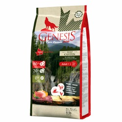 Genesis Pure Canada Deep Canyon Adult для взрослых собак всех пород с курицей, ягненком и козой - 2,27 кг
