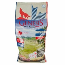 Genesis Pure Canada Grand Prairie Adult для взрослых собак всех пород с чувствительным пищеварением с курицей, буйволом и перепелками