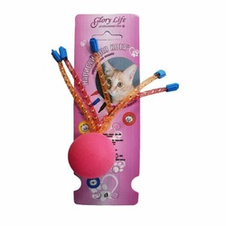 Glory Life игрушка дразнилка для кошек Нарисуй для Кота трубочки пластик разноцветный