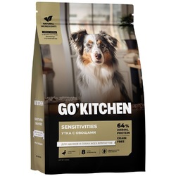 Go Kitchen сухой корм для щенков и собак всех возрастов, беззерновой, с уткой сухой корм для чувствительного пищеварения - 5,54 кг