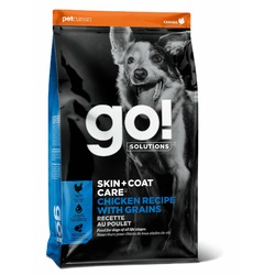 GO! Skin + Coat Chicken сухой корм для щенков и собак, с курицей, фруктами и овощами - 5,45 кг