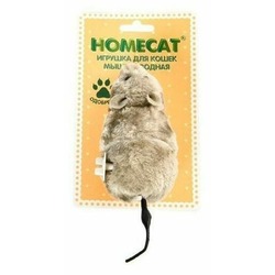 Homecat игрушка для кошек мышь заводная - 7х15 см