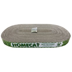 Homecat когтеточка для кошек, овальная, гофрокартон 46х26х3 см