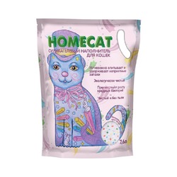 Homecat Волшебные кристаллы силикагелевый наполнитель для кошачьих туалетов 7,6 л