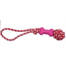 Homepet игрушка для собак, косточка на веревке, 42 см