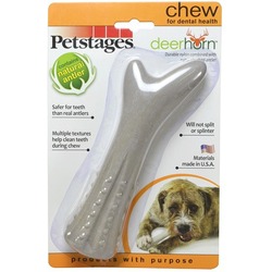 Petstages игрушка для собак Deerhorn, с оленьими рогами средняя
