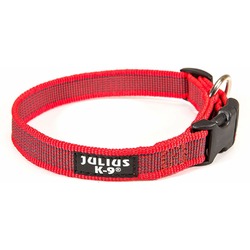 Julius-K9 ошейник для собак Color & Gray, 27-42 см/2 см, красно-серый