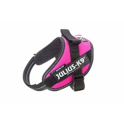 Julius-K9 шлейка для собак IDC-Powerharness Mini, 49-67 см/ 7-15 кг, темно-розовая