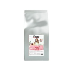 Karmy Delicious полнорационный сухой корм для кошек привередливых в питании, с лососем - 10 кг