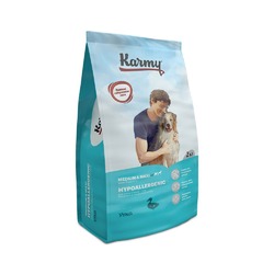 Karmy Hypoallergenic Medium & Maxi сухой корм для собак средних и крупных пород, при аллергии, с уткой - 2 кг