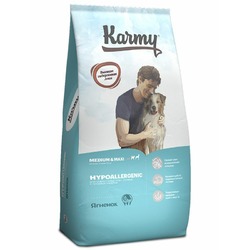Karmy Hypoallergenic Medium & Maxi полнорационный сухой корм для собак средних и крупных пород при аллергии, с ягненком - 14 кг