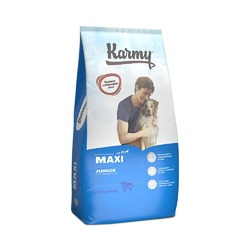 Karmy Maxi Junior сухой корм для щенков крупных пород, с телятиной - 14 кг