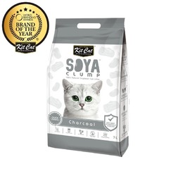 Kit Cat SoyaClump Soybean Litter Charcoal соевый биоразлагаемый комкующийся наполнитель с активированным углем - 7 л