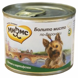 Мнямс консервы Болито мисто по-Веронски (дичь с картофелем) для собак - 200 г х 6 шт