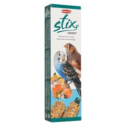 Лакомство палочки Padovan Stix Sweet для попугаев и экзотических птиц с медом и яйцом - 80 г