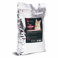 Landor полнорационный сухой корм для кошек с чувствительным пищеварением, c индейкой и уткой