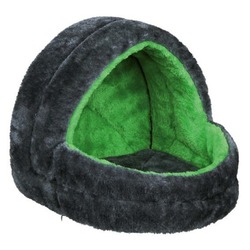 Лежак Trixie для мелких животных 25×25×29 см плюшевый серо-зеленого цвета