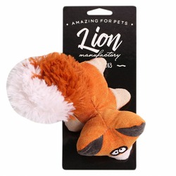 Lion игрушка для собак, Лисичка LMG-D0098-B - 14х14 см