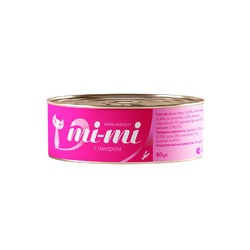 Mi-Mi влажный корм для кошек, c ОМАРОМ, в консервах - 80 г