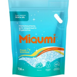 Miaumi Silica Gel Fresh Scented силикагелевый наполнитель для кошек, с ароматом свежести - 7,6 л