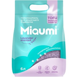 Miaumi Tofu Lavender Scented комкующийся наполнитель для кошек, растительный, с ароматом лаванды - 6 л