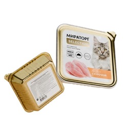 Мираторг Selection для кошек всех пород, паштет, с КУРИЦЕЙ, в ламистерах - 100 г