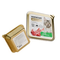 Мираторг Selection для кошек всех пород, паштет, с ЯГНЕНКОМ, в ламистерах - 100 г