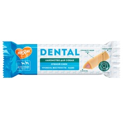 Мнямс Дентал "Зубной снек" лакомство для собак, с лососем / Dental, 85 г