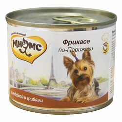 Мнямс консервы Фрикасе по-Парижски (индейка c пряностями) для собак - 200 г х 6 шт