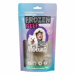 Molina Frozen Beef сублимированное лакомство для собак и щенков, сухожилия говяжьи - 60 г