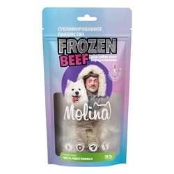 Molina Frozen сублимированное лакомство для собак всех пород и щенков "Уши говяжьи" - 50 г
