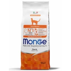 Monge Cat Speciality Line Monoprotein Sterilised полнорационный сухой корм для стерилизованных кошек, с уткой