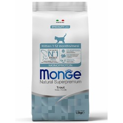Monge Cat Speciality Line Monoprotein полнорационный сухой корм для котят, с форелью