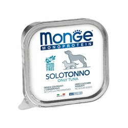 Monge Dog Monoprotein Solo полнорационный влажный корм для собак, беззерновой, паштет с тунцом, в ламистерах - 150 г