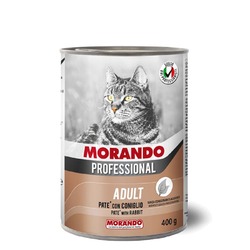 Morando Professional для кошек, паштет, с кроликом, в консервах - 400 г