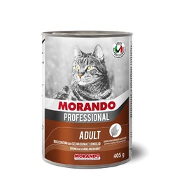 Morando Professional для кошек, с дичью и кроликом, в консервах - 405 г